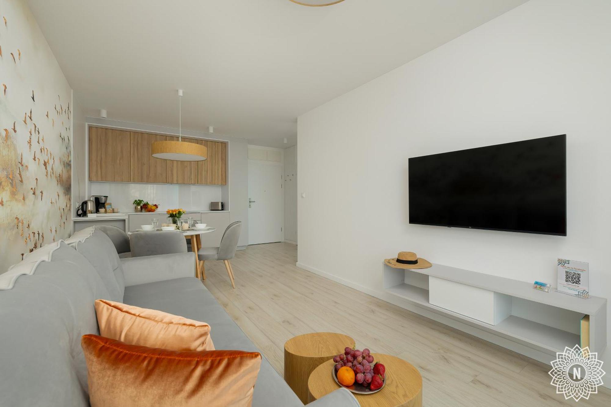 Apartment Seaside Whiteblue I Sauna & Fitness & Bawialnia Dla Dzieci & Rowerownia - W Cenie Pobytu