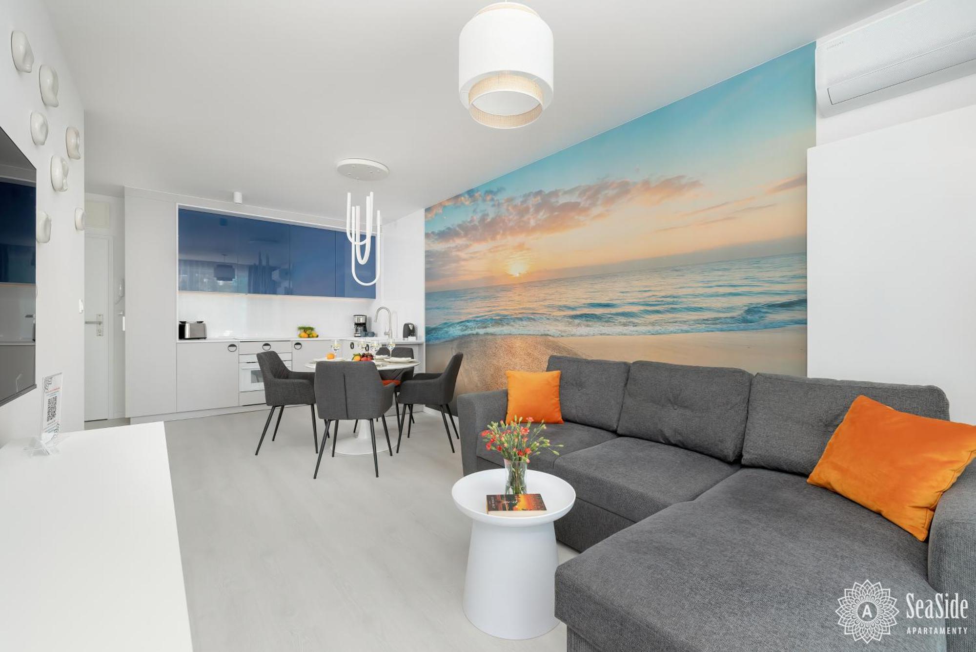 Apartment Seaside Whiteblue I Sauna & Fitness & Bawialnia Dla Dzieci & Rowerownia - W Cenie Pobytu