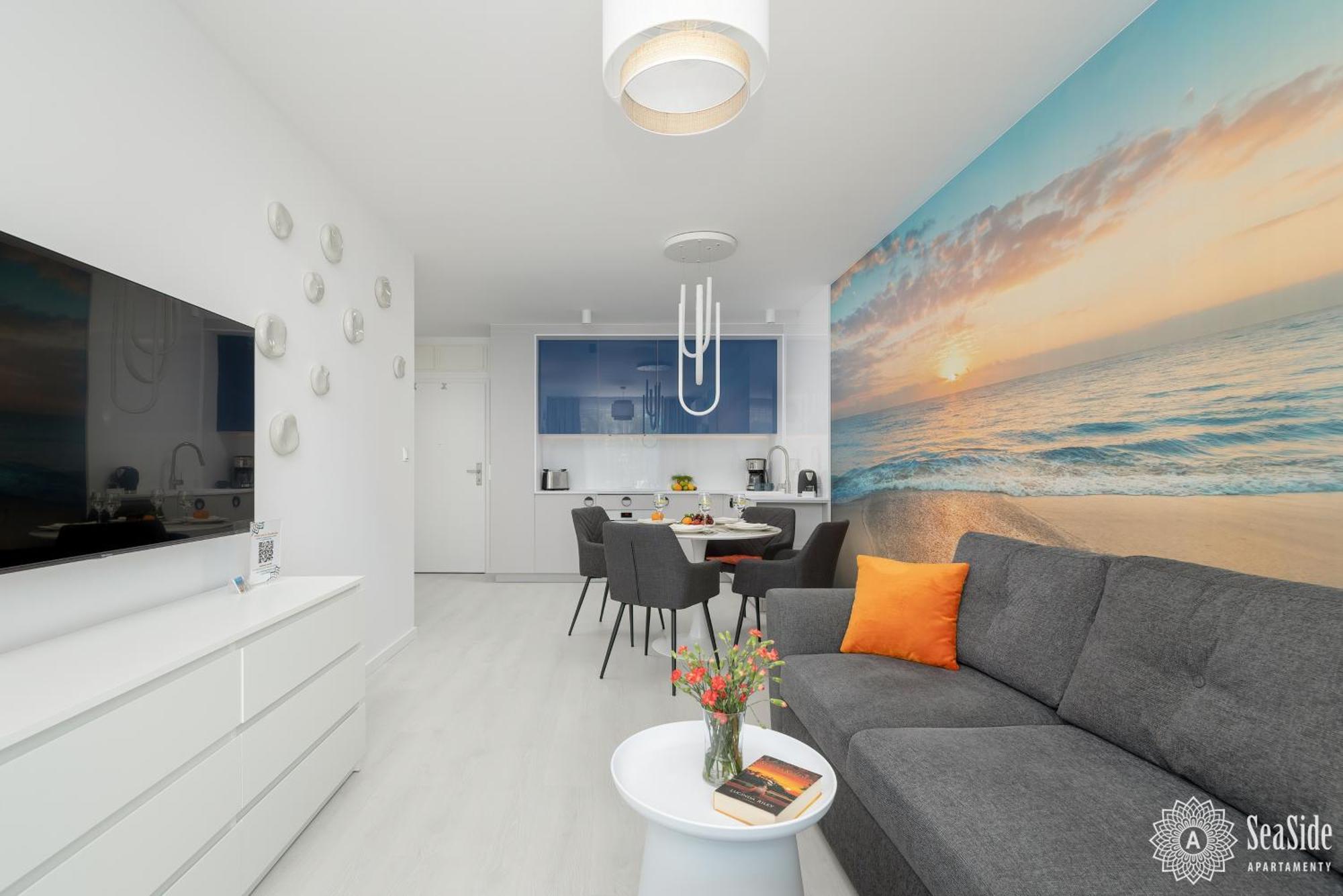Apartment Seaside Whiteblue I Sauna & Fitness & Bawialnia Dla Dzieci & Rowerownia - W Cenie Pobytu
